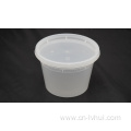 Disposable soup cup with Vented Plastic Lids